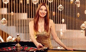 Antarmuka aplikasi mobile titi4d menampilkan meja dealer langsung dan pasar sportsbook